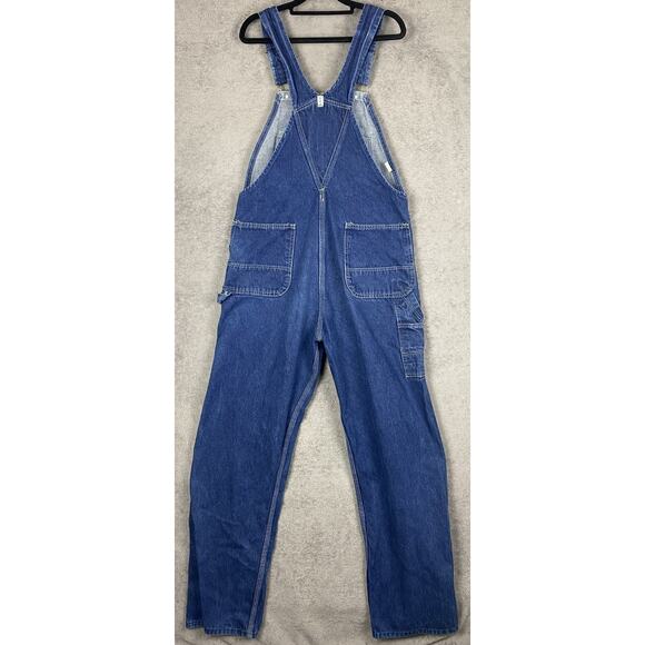 Key Imperial Overalls Mens Large Denim Workwear Made USA 90s Chorecore - Picture 5 of 12